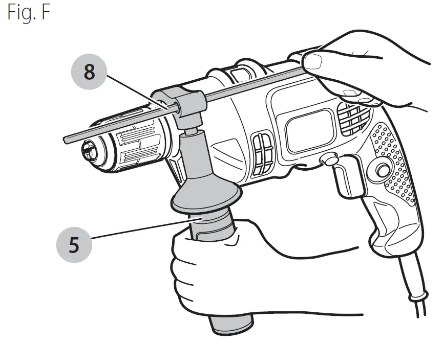 BLACK DECKER BEHD201 1 2 IN. (13MM) Hammer Drill 7