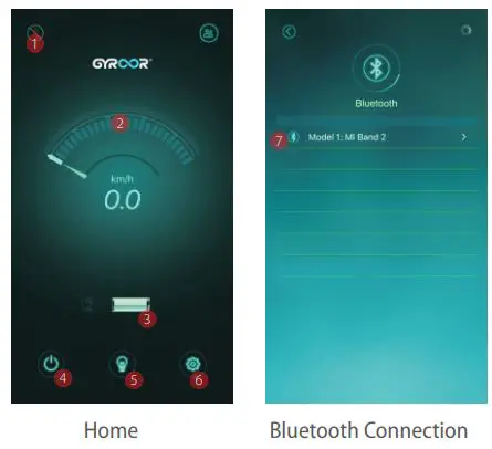 GYROOR T581 Hoverboard User Manual - About app