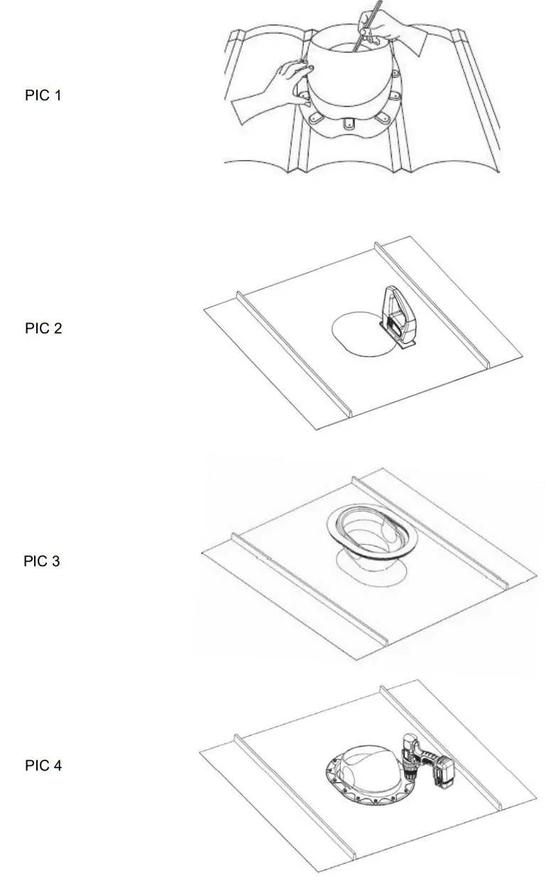 dalap STP Plastic Roof Duct - fig