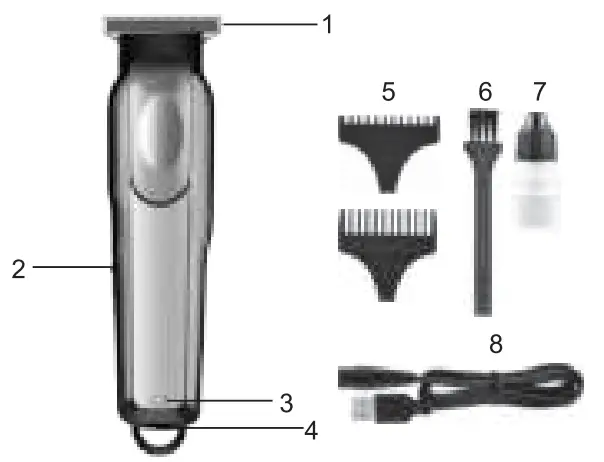 PROFESSIONAL Hair Trimmer-fig2