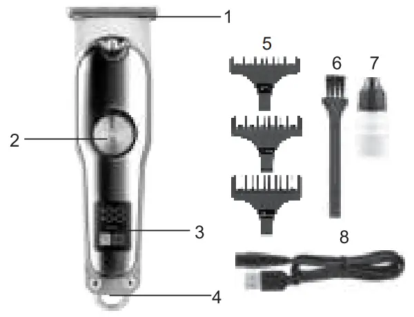 PROFESSIONAL Hair Trimmer-fig3