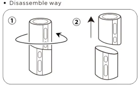 FORTYFOUR X9608001007 Portable Speaker - Bluetooth Connection 1