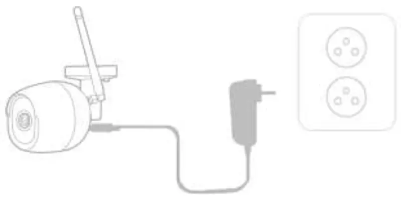 CHACON IPCAM FE03 Outdoor IP Wi Fi Camera With SD Card - Figure 1