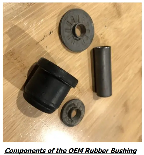 DOUG SHELBY ENGINEERING 2003 2017 Dodge Viper Spherical Lower Control Arm Bushings - fig