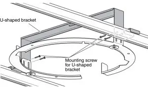 Inserting U Shaped Bracket
