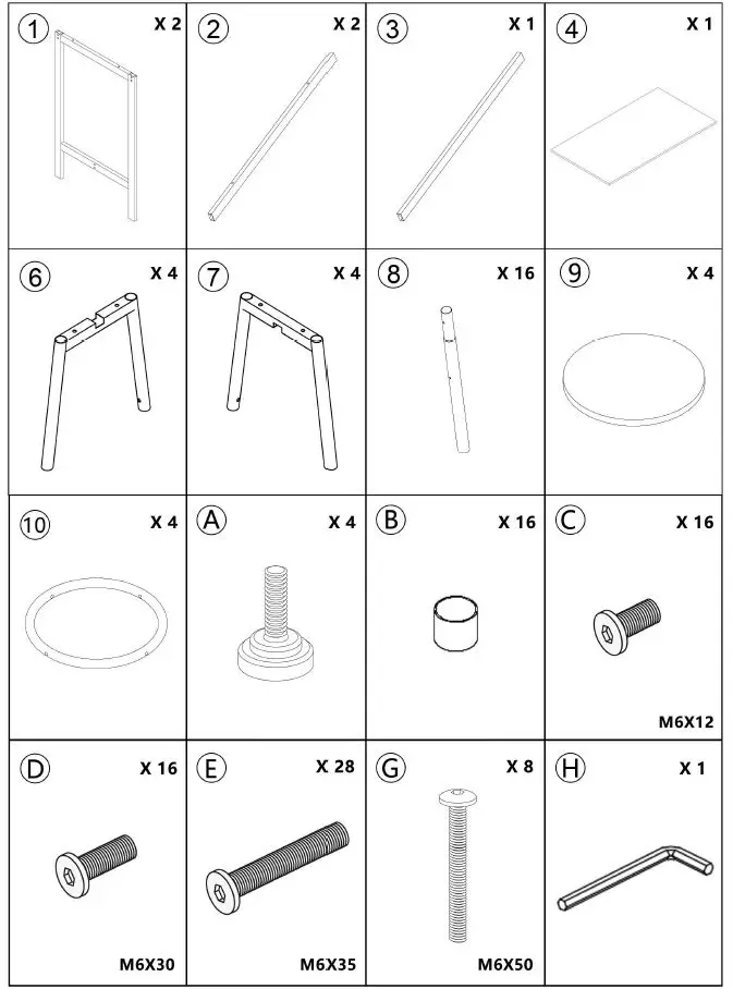MIERES-WING36828936-Dora-5 Piece-Rectangle-Wood-Top-Rustic-Brown-Counter-Height-Table Set-1