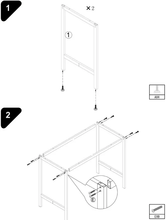 MIERES-WING36828936-Dora-5 Piece-Rectangle-Wood-Top-Rustic-Brown-Counter-Height-Table Set-2