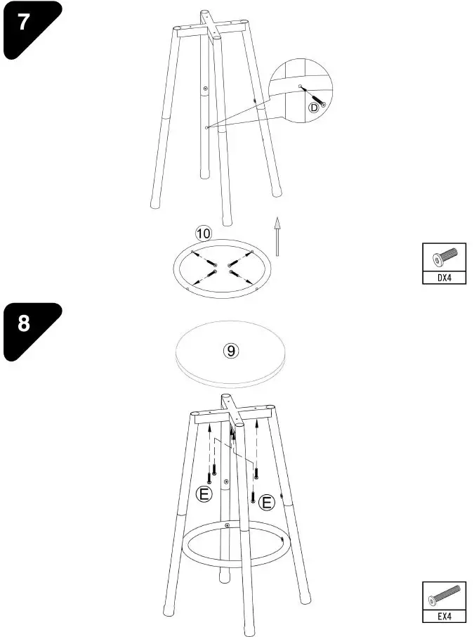 MIERES-WING36828936-Dora-5 Piece-Rectangle-Wood-Top-Rustic-Brown-Counter-Height-Table Set-5