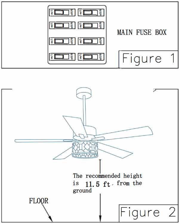 Breezary 24013 SN 52 Inch Ceiling Fan - fig 17