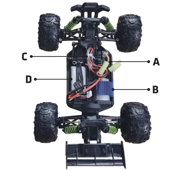 OVERMAX X-Monster 3.0 Remote Control RC Car - Parts 1