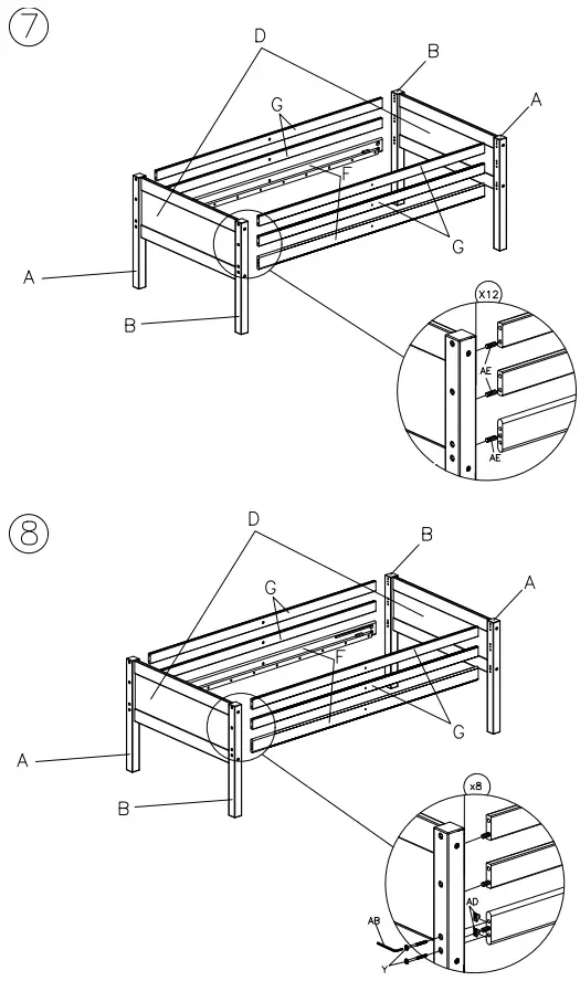ASHLEY B733-59 Twin Bunk Bed with Ladder-FIG7