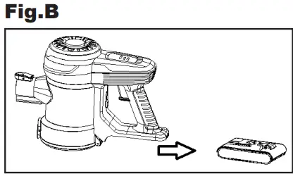 beper-P202ASP100-Rechargeable-Vacuum-Cleaner-FIG-2