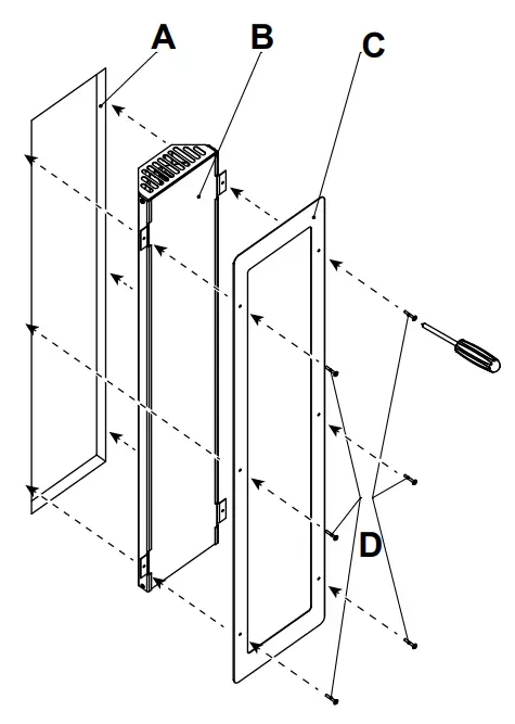 sentiotec VIT-BL-S Infrared Radiators Front Cover -