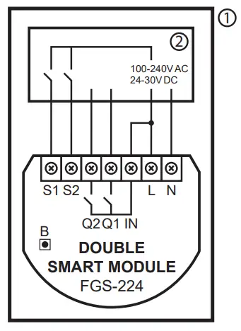 FIBARO FGS-214 Relay Switch - figure 2
