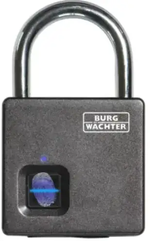 BURG-WACHTER-Y844732-Scan-Lock-610-53-Padlock-53mm-Fingerprint-Lock-product-image