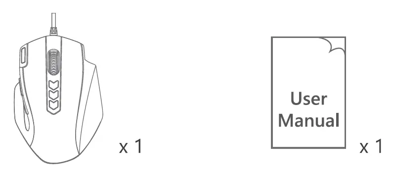 TECKNET EGM01794 GM2793-2 Gaming Mouse 1