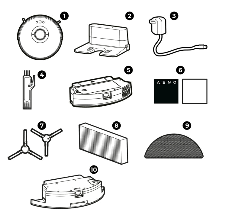 AENO ARC0003S RC2S Robot Vacuum Cleaner - fig