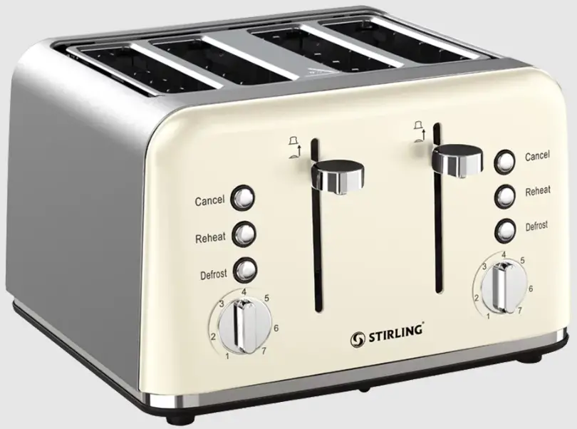 STIRLING T4SLKS-P Premium 4 Slice Toaster product