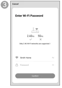 Connecting air conditioner with app