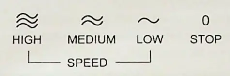 AIRMATE 16 40cm Stand Fan YS40A - operation1