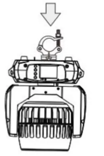 EVENT LIGHTING LM7X30 7X30W LED RGBW Zoom Wash Moving Head installation-1