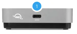 OWC TCDK5P2SG USB-C Travel Dock - Features1