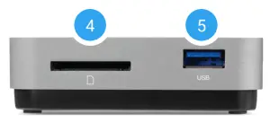 OWC TCDK5P2SG USB-C Travel Dock - Features3