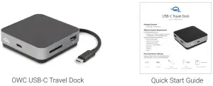 OWC TCDK5P2SG USB-C Travel Dock - Package