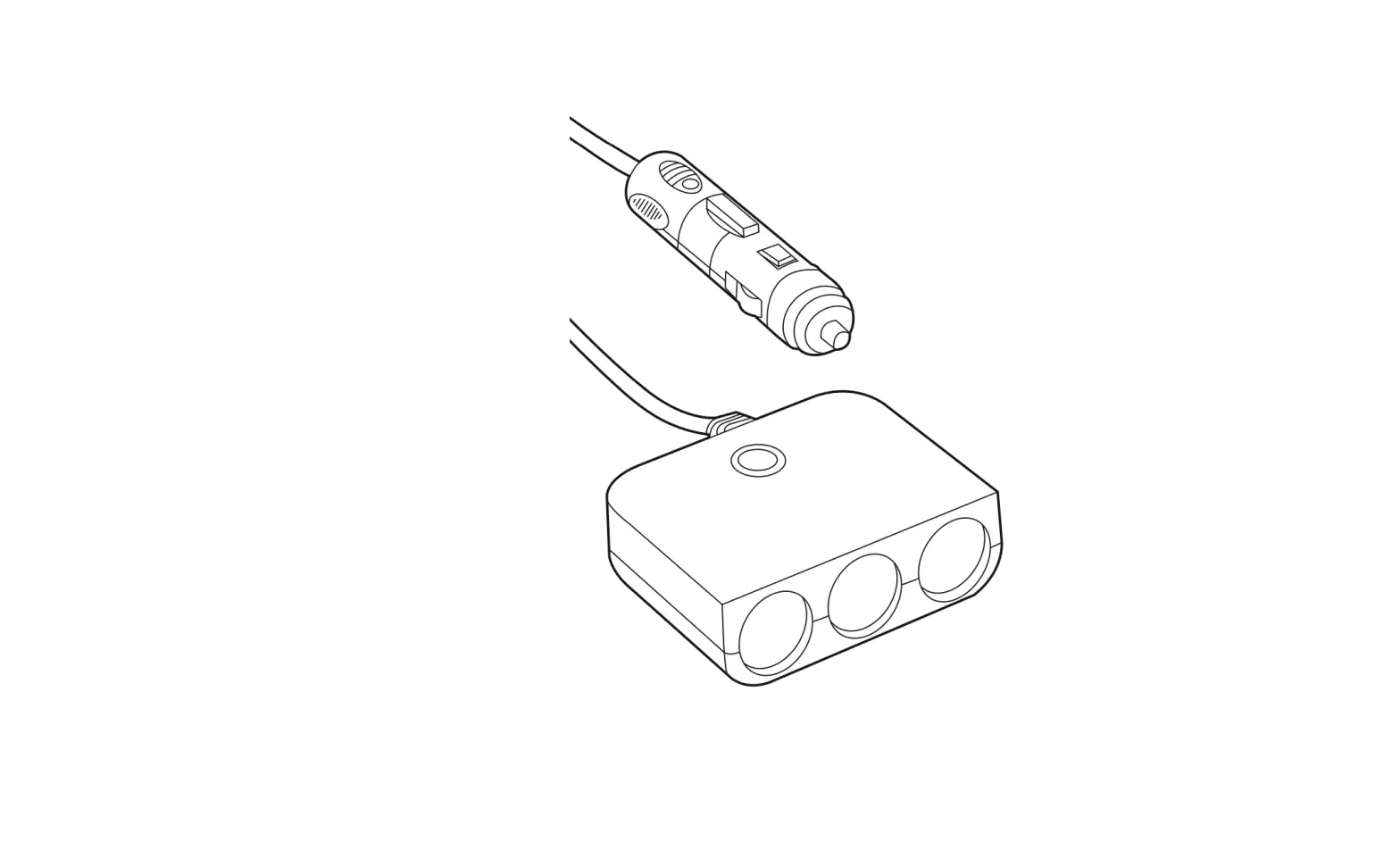 Hama 00093839 3-way Distributor For Cigarette Lighter Socket Instruction Manual