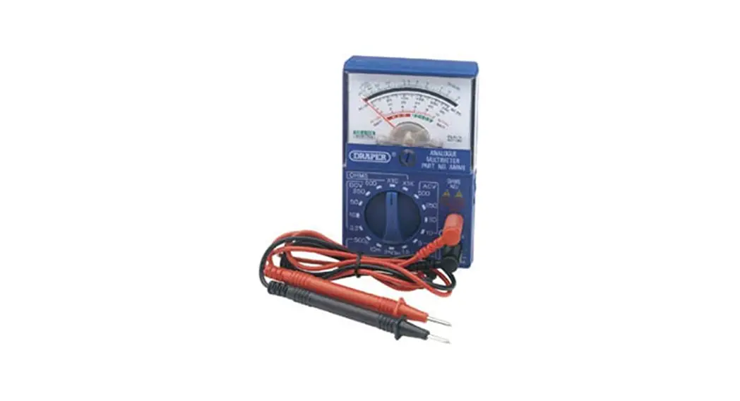Draper 37319/amm1 Analogue Multimeter Instructions