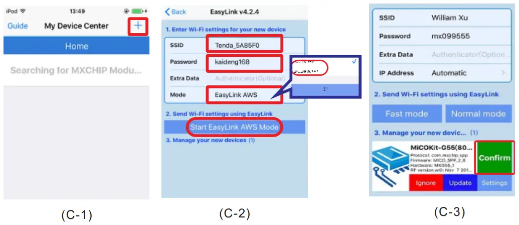 KAIDENG WVC 2800 Solar Micro Inverter - IOS Client configuration