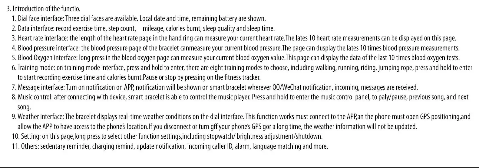 LISKA SV-SE19 Smart Bracelet fig1.3