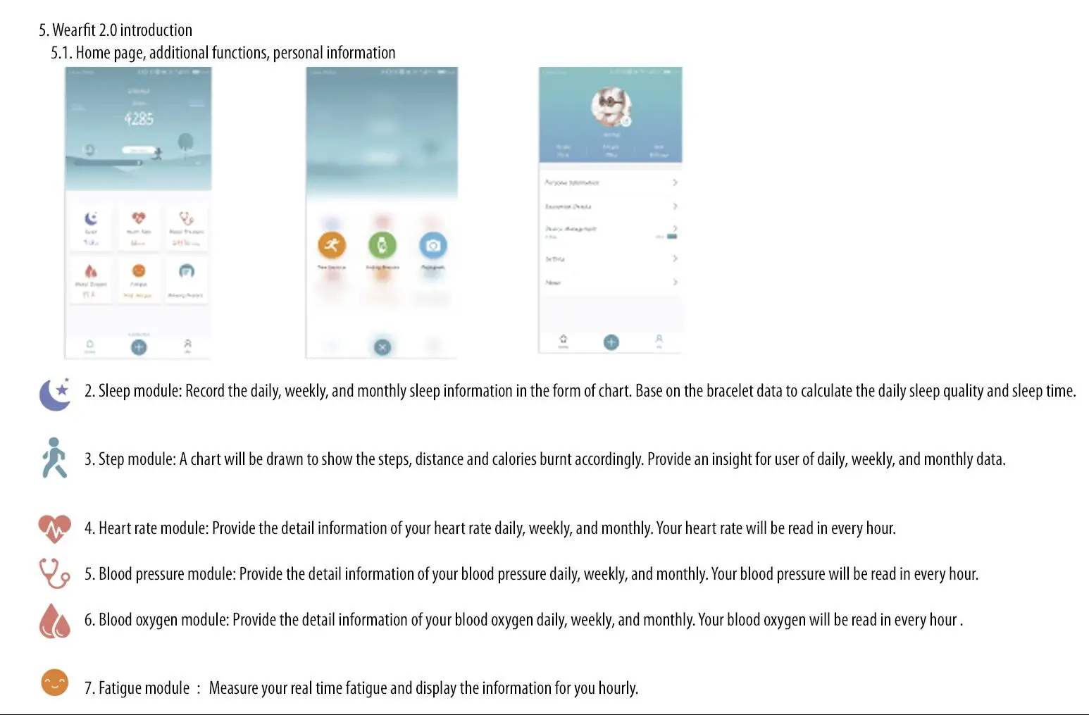 LISKA SV-SE19 Smart Bracelet fig2.1