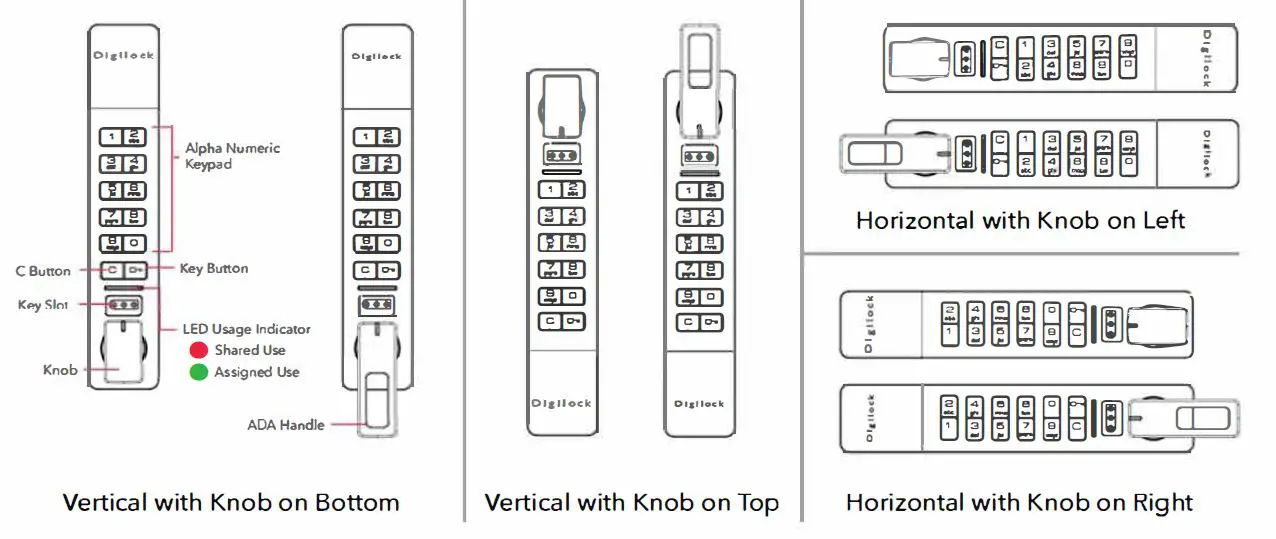 Digilock Versa Hybrid Keypad Smart Lock -1