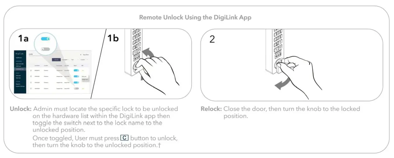Digilock Versa Hybrid Keypad Smart Lock -10