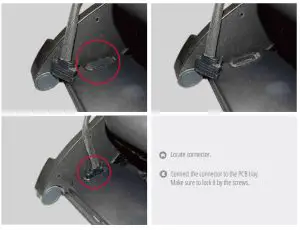 cozzia ZEN 3D Pro Masseage Chair - PCB tray