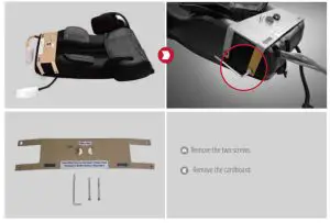 cozzia ZEN 3D Pro Masseage Chair - packing materials 1