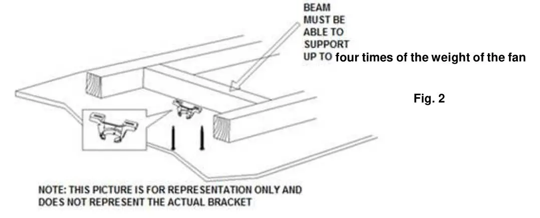 BeaconLIGHTING LUCCI Summit Series DC Ceiling Fan - Fig. 2