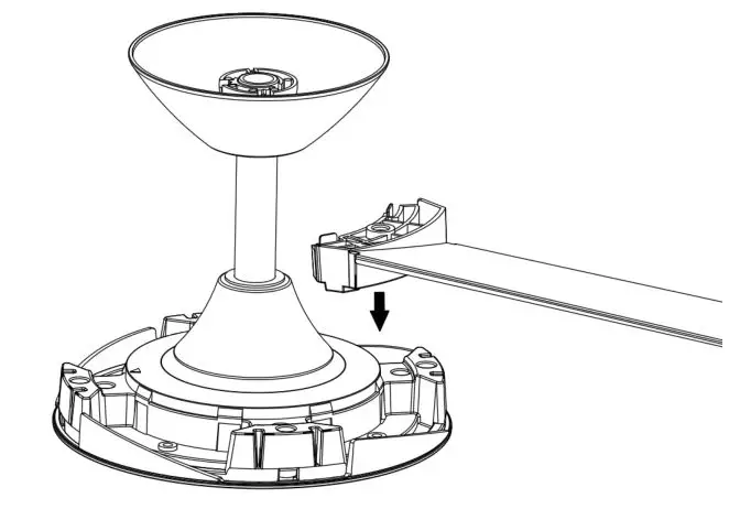 BeaconLIGHTING LUCCI Summit Series DC Ceiling Fan - Fig. 3.2