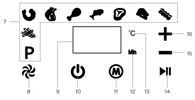 INVENTUM GF500HLD Hot Air Fryer - product description