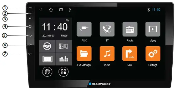 BLAUPUNKT DALY CITY 900 Multimedia Fig1