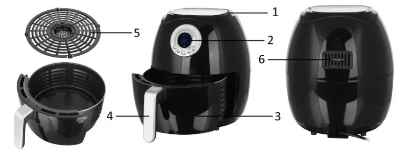 emerio AF-117898 Smart Fryer  fig1