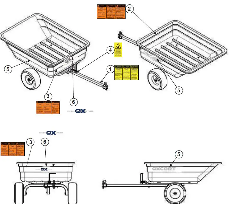 oxcart dump cart fig 16