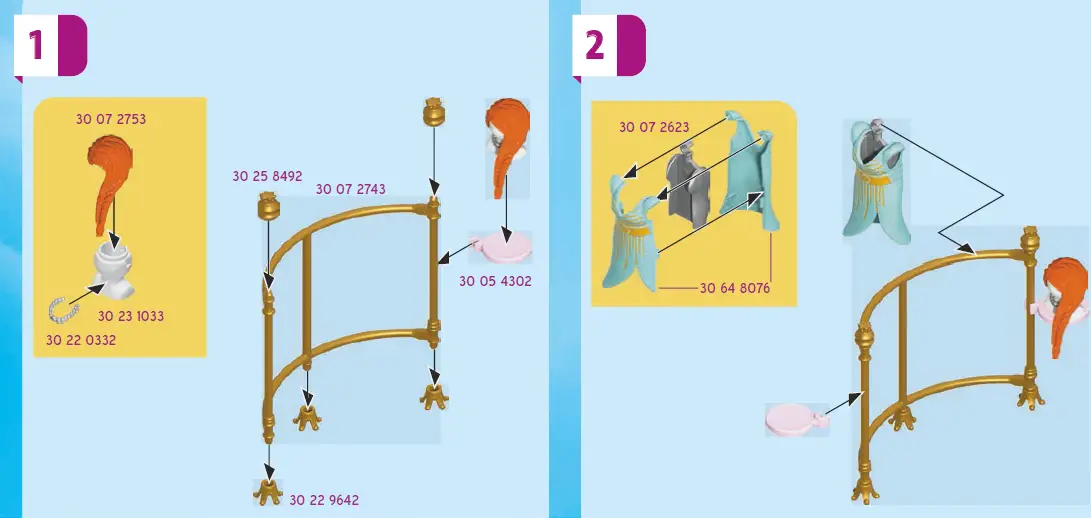 playmobil 70454 Princess Dressing Room fig 1