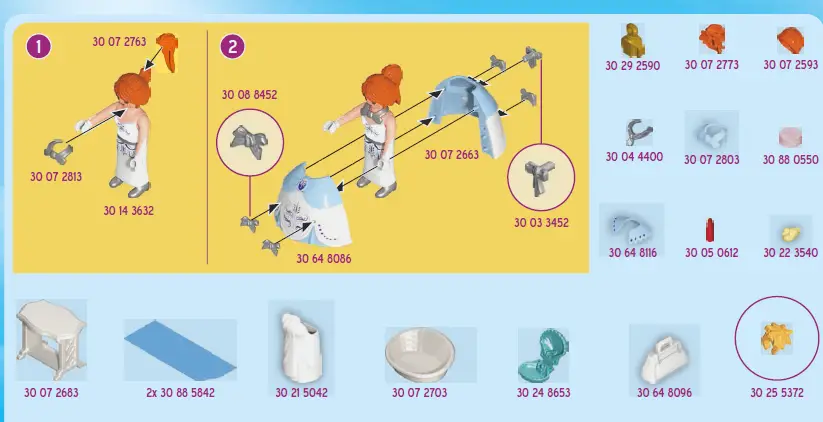 playmobil 70454 Princess Dressing Room fig 4