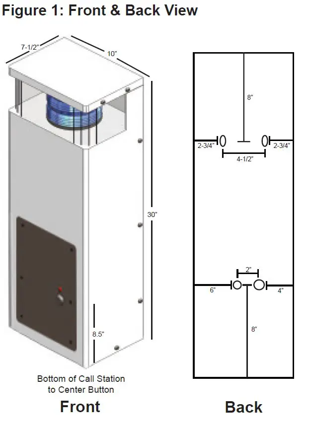 alpha-AWD292-30”-Eco-Light-Weight-Call-Station-1