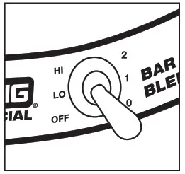 WARING COMMERCIAL BB155S Series Electric Blender - BB155 OPERATION