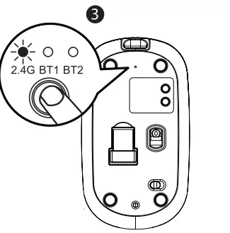 Shenzhen Dwason Technology MC221 Wireless Mouse - connection2