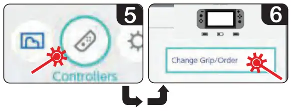 PYLE PGMC1NTN Nintendo Switch Game Console Handle User Guide - Enter the Wireless BT pairing mode of the Switch Controller
