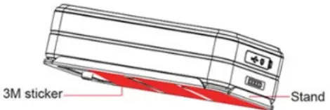 amber connect AMB362XLG Wireless GPD Tracker Smart Vehicle Security - strong magnet whichd